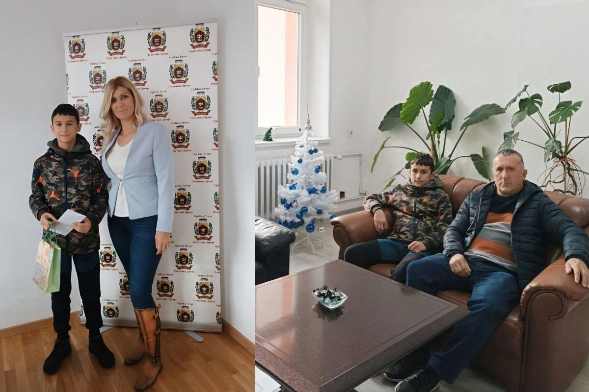 Simbolična nagrada za trinaestogodišnjeg dječaka koji je spasio staricu iz požara
